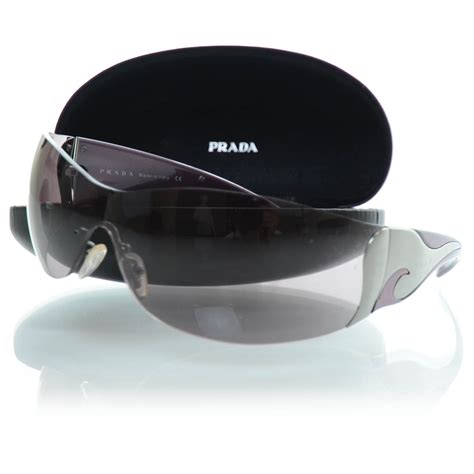 prada wrap around sunglasses